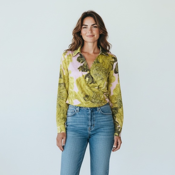 Madison de’Amelie ladies long sleeve dressy blouse, NWT size medium - Picture 12 of 12